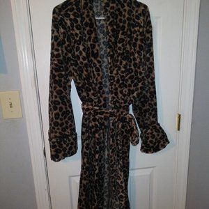 Plus Size Super Plush Faux Velvet / Fleece Robe